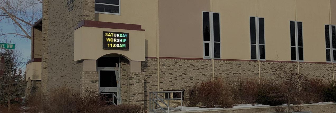 Custom LED Digital Signs for Churches, Franchise Restaurants, and more