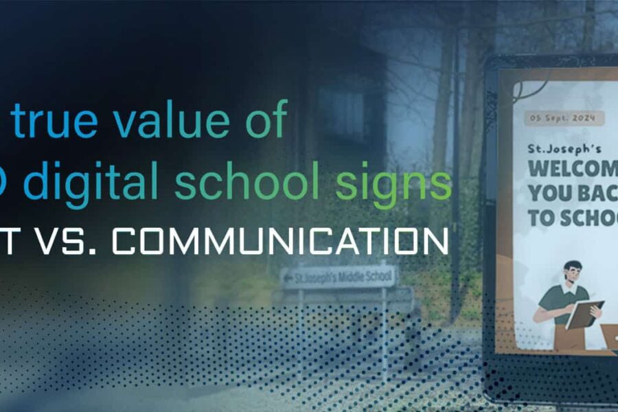 LED Outdoor Digital School Sign